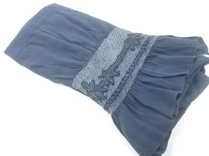 正絹　絞り笹模様男物兵児帯